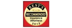 Best's Recommended Insurance Attorneys 2013