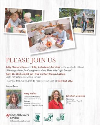 JulieAnn Calareso Presents at Eddy Memory Care April 20, 2023